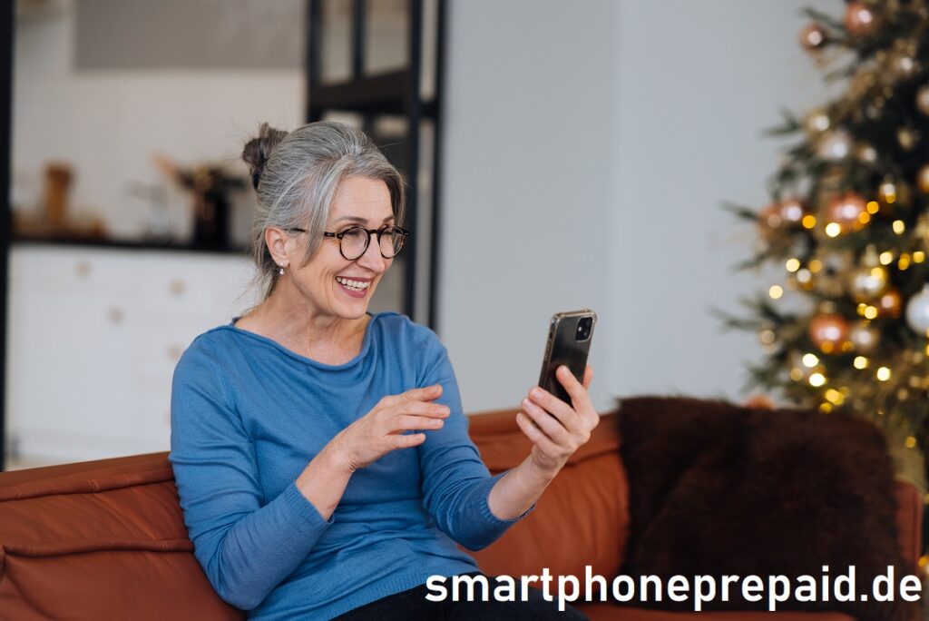 Rentner Smartphone Kamera Multimedia